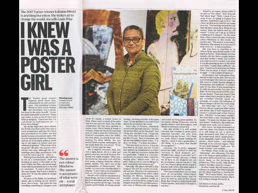 image of I KNEW I WAS A POSTER GIRL - Lubaina Himid