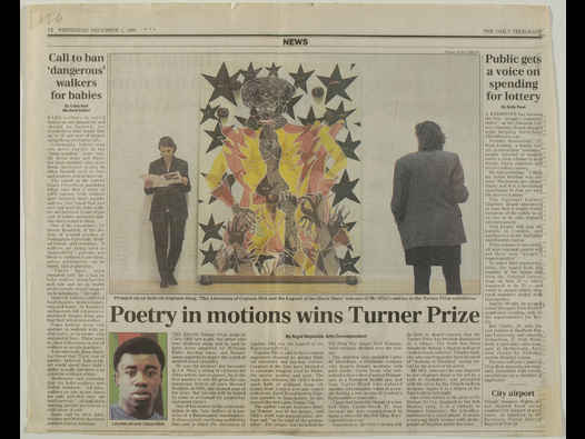 image of Poetry in motions wins Turner Prize