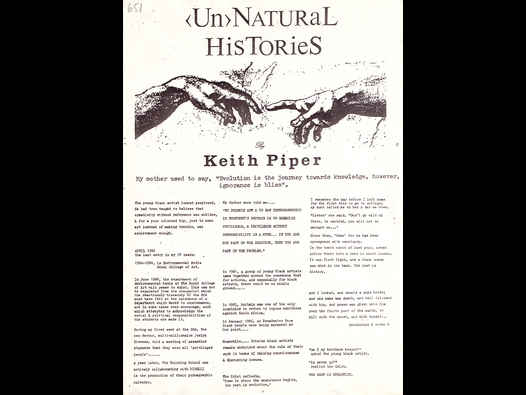 image of <Un>Natural Histories - Keith Piper