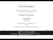 Click to view details and links for Aubrey Williams “Cosmos” Series opening view card
