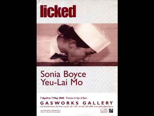 image of Licked: Sonia Boyce and Yeu-Lai Mo - poster