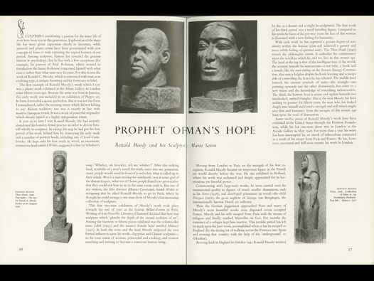 image of Prophet of Man’s Hope:  Ronald Moody and his Sculpture.